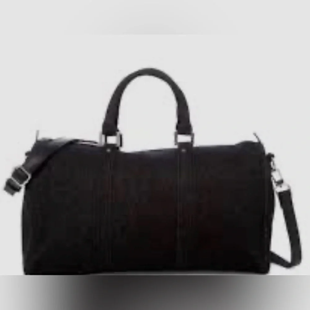 Urban Expressions Miles Denim Duffle Bag - Picture 2 of 6